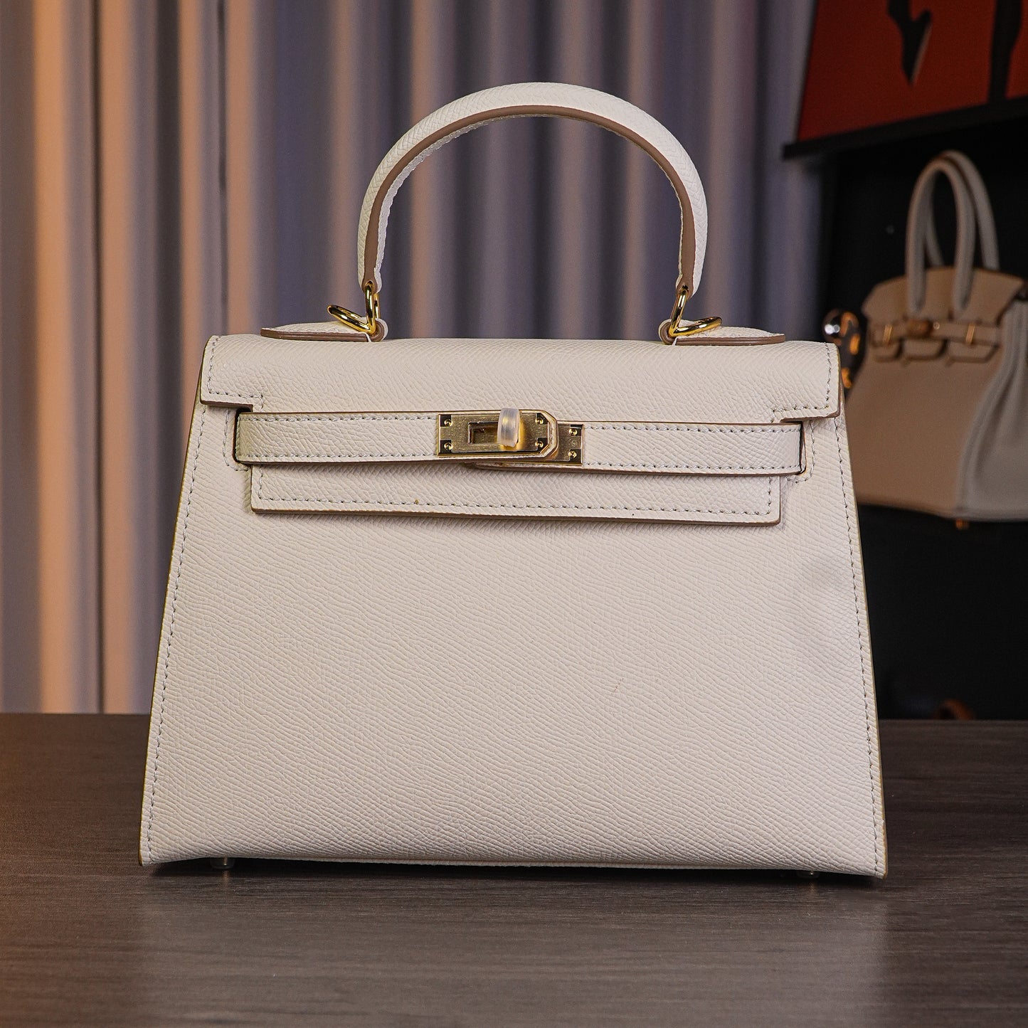 Genuine Leather Big Handbags Kelly Bag